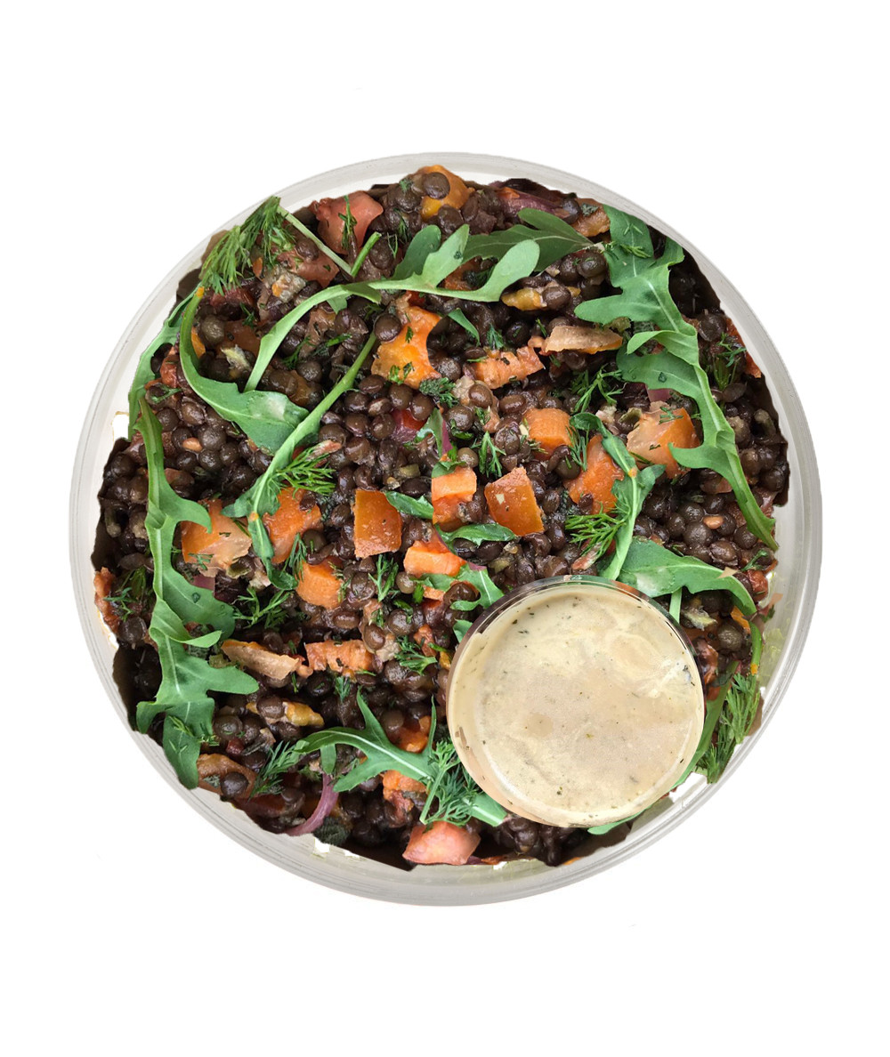 Ensalada de Lentejas con Tomate y Hierbas Aromáticas