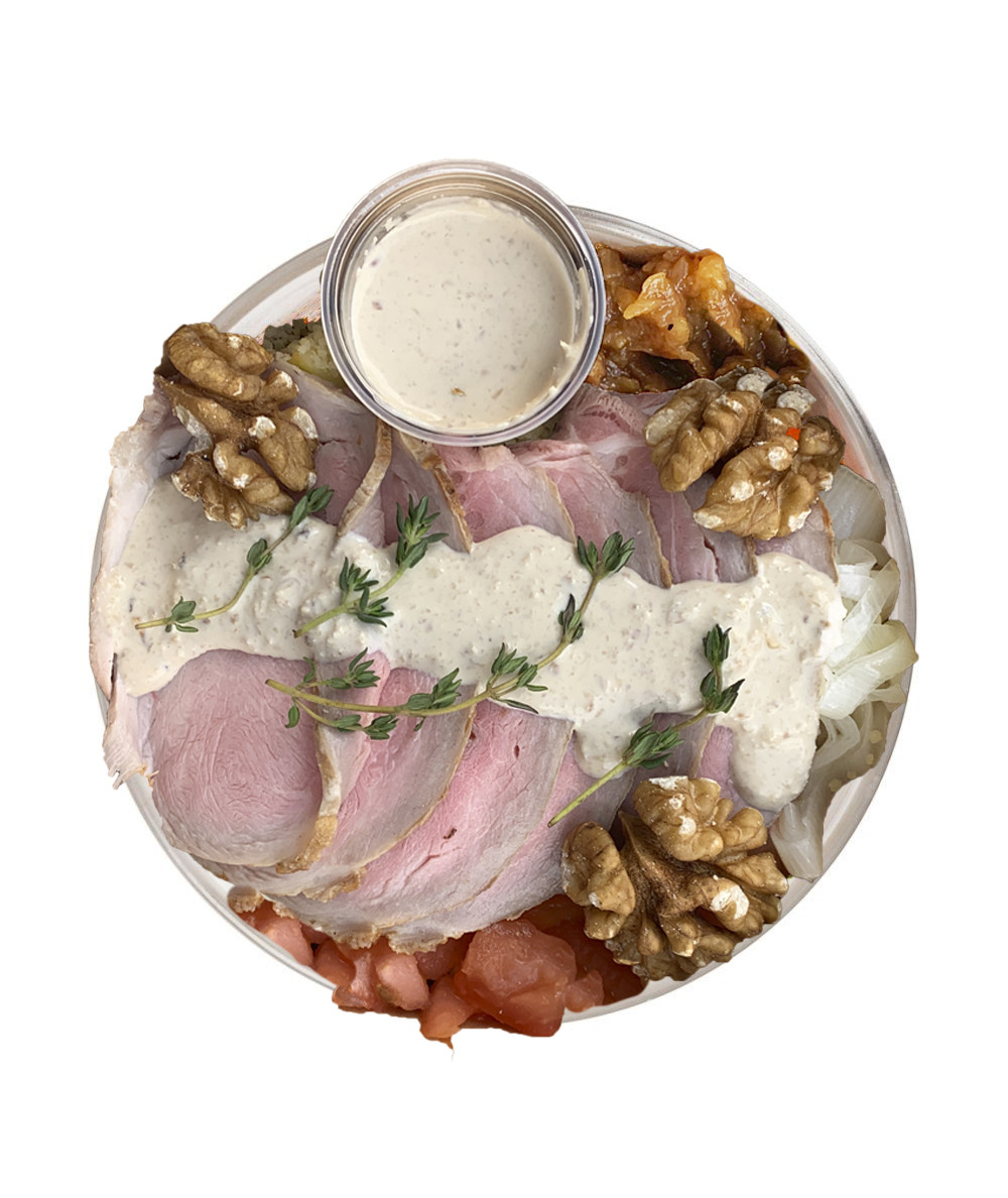 Lomo con Salsa de Nueces con Aroma a la Salvia