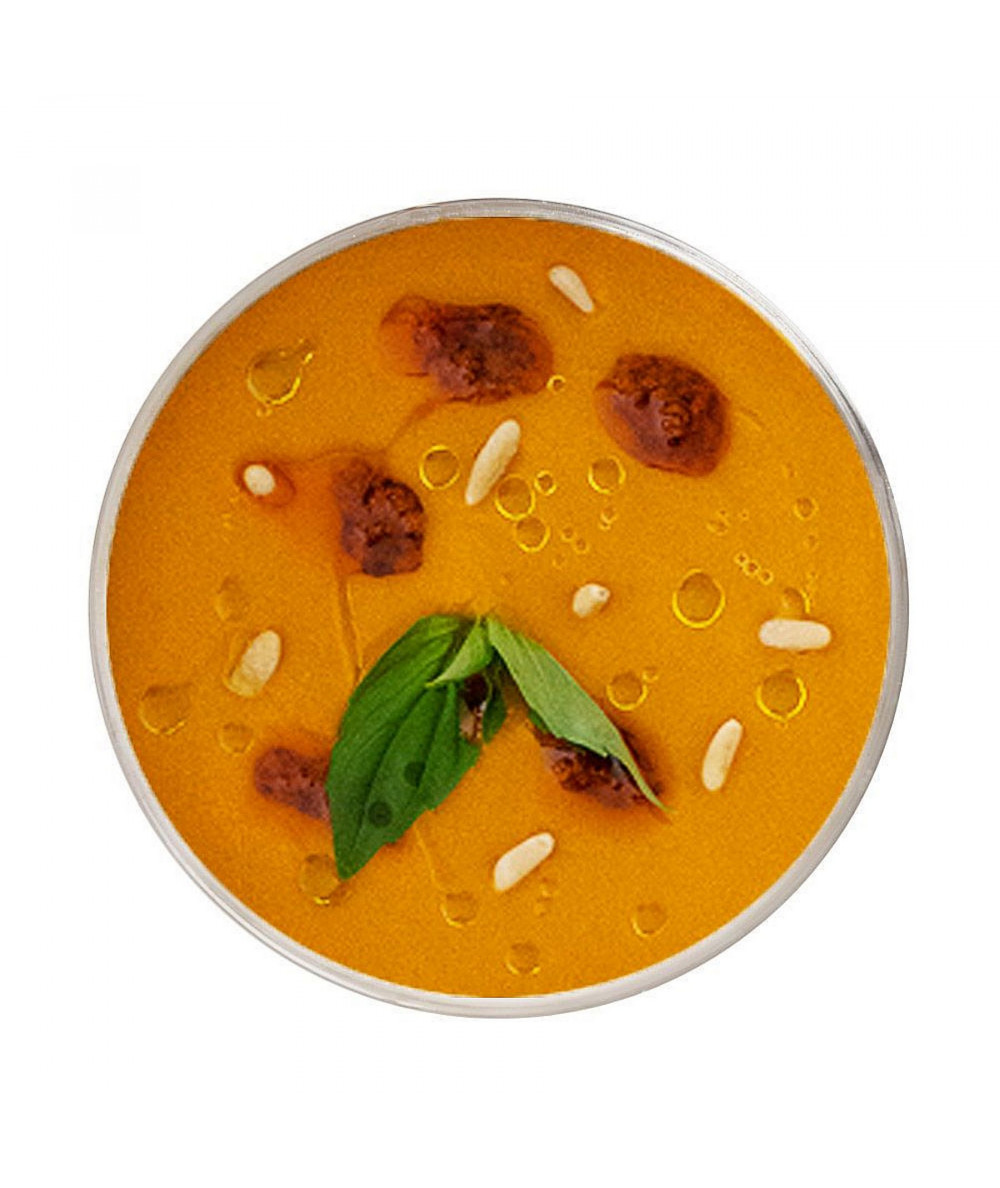 Crema de Tomate y Pesto Rosso